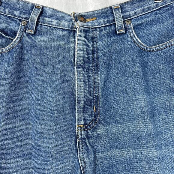 Lands End Jeans 10 Vintage Mom Blue Denim - Picture 3 of 14